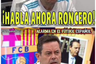 RONCERO HUNDIDO POR LA VICTORIA DEL BARÇA CULPA AL ÁRBITRO – HTT