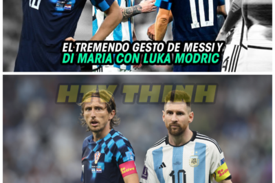 Así FUE el GRAN GESTO de MESSI y DI MARIA con LUKA MODRIC – HTT