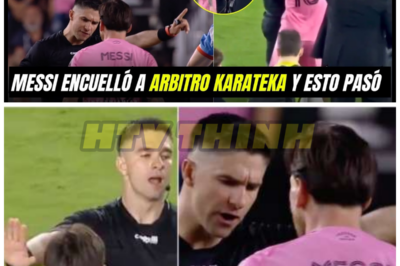 MESSI ENCUELLÓ A ARBITRO KARATEKA Y ESTO PASÓ – HTT