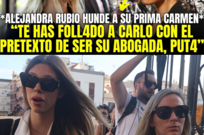 🚨 ¡Escándalo! Alejandra Rubio humilla en vivo a su prima Carmen Almoguera por su infidelidad con Carlo