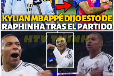 ¡MBAPPÉ DIJO ESTO SOBRE RAPHINHA TRAS EL PARTIDO! – HTT