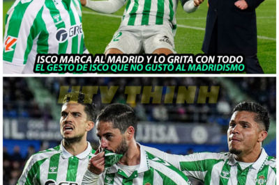Asi FUE el GESTO de ISCO tras MARCAR el GOL al REAL MADRID – HTT
