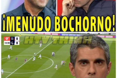 JOSE LUIS HUNDIDO POR LA VICTORIA DEL BARÇA CULPA AL ÁRBITRO – HTT