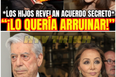 ¡LOS HIJOS de VARGAS LLOSA AMENAZAN con DEMANDAR a ISABEL tras FILTRAR CONTRATO con su PADRE! – HTT