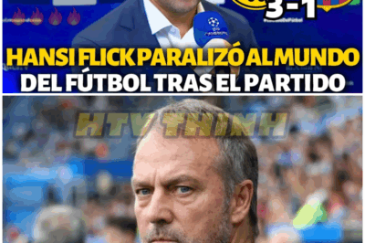 ¡HANSI FLICK PARALIZÓ AL MUNDO DEL FÚTBOL TRAS EL PARTIDO! – HTT