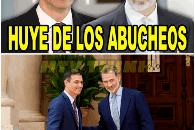 Sánchez HUYE DE LOS ABUCHEOS y PLANTA al Rey Felipe VI – HTT