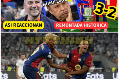 EL BARÇA DE FLICK HUMILLA al MADRID y ASI REACCIONAN! – HTT