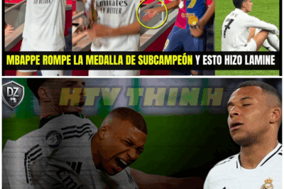 MIRA LO QUE NO SE VIÓ DE LA TRAGEDIA DEL MADRID VS BARZA EN FINAL MBAPPE ROMPE MEDALLA Y ESTO PASÓ – HTT