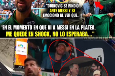 La Emotiva Reacción de Djokovic al Ver a Messi en la Platea: Un Encuentro que Dejó Huella