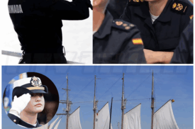 Princesa Leonor en el buque escuela