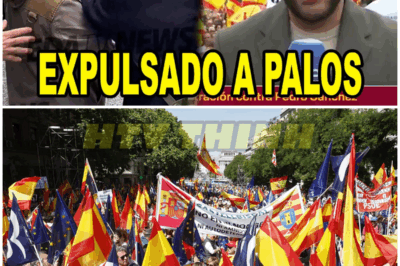 EXPULSAN A EMPUJONES a TVE de la manifestación contra Sánchez en Madrid – HTT