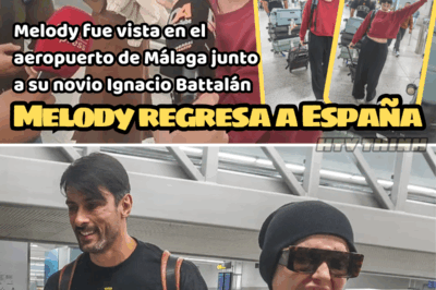 Melody sorprende a todos en el aeropuerto de Málaga junto a su novio Ignacio Battalán: ¿qué ha cambiado en sus planes tras Eurovisión?