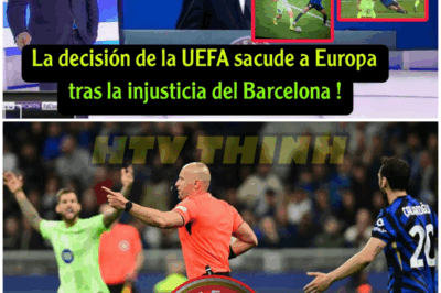 Una grata sorpresa de la UEFA al Barcelona tras el partido contra el Inter de Milán! – HTT