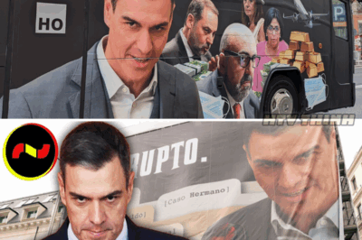 La Impactante Lona que Sacude a Pedro Sánchez y Revela la Crisis Política en España