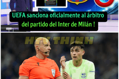 FIFA emite una buena decisión para el Barcelona respecto al árbitro del partido contra el Inter Milán – HTT