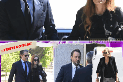 Olivia de Borbón Llega al Tanatorio Tras la Pérdida de Su Padre, Acompañada de Su Marido en un Momento de Dolor Infinito