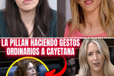 Un cámara captura a Montero haciendo gestos obscenos hacia Cayetana Álvarez de Toledo mientras la critica ferozmente