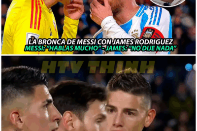 ESTO le DIJO MESSI a JAMES: LA BRONCA de MESSI Y JAMES RODRIGUEZ en el EMPATE de COLOMBIA – HTT