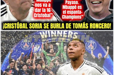 ¡EL PSG Gana La Champions sin Mbappe! Cristóbal Soria SE MOFA de Tomás Roncero en el Chiringuito – HTT
