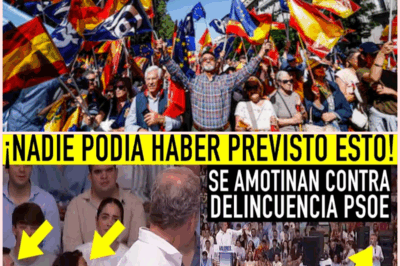 🔥🇪🇸Momento Histórico en España: Ciudadanos se Levantan en Masa y Pararon un Acto en Señal de Protesta contra Pedro Sánchez, Desatando una Rebelión Contra el Gobierno de “Moncloacas”🔥