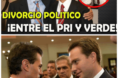 ¡TRAICIÓN POLÍTICA! Peña Nieto y Velasco en GUERRA: El Verde Ecologista Abandona al PRI y Busca Refugio en Morena