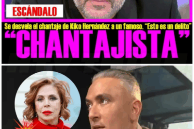 🌈 – Se desvela el chantaje de kiko hernández a un famoso muy famoso.”esto es un delito”.