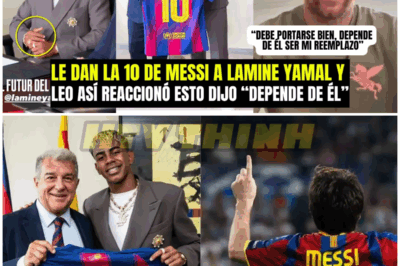 MIRA LA REACCIÓN DE MESSI AL VER A LAMINE YAMAL CON LA 10 “DEBE PORTARSE BIEN ” ESTO PASÓ HOY – HTT