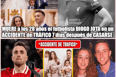 Tragedia en el Deporte: Diogo Jota, el Futbolista Portugués, Muere a los 28 Años en un Accidente de Tráfico Solo una Semana Después de Su Boda