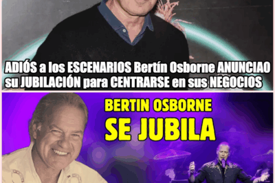 Bertín Osborne se Despide de los Escenarios: Un Icono de la Música Anuncia su Retiro para Enfocarse en Nuevos Proyectos