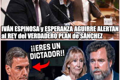 Iván Espinosa y Esperanza Aguirre Alertan al Rey sobre el Verdadero Plan de Sánchez para la República