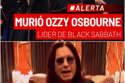 🚨¡Última Hora! Muere a los 76 años Ozzy Osbourne, lider de la banda Black Sabbath