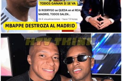¡Mbappé Destruye al Madrid y ESPN Se Hundió en Vivo! El Ridículo Mundial de Rodrygo y Su Venta – “Porque en el Bernabéu, el drama no es solo en la cancha, también en las portadas” – HTT