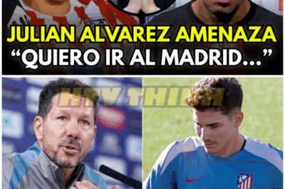 ÚLTIMA HORA! JULIAN ALVAREZ ROMPE CON SIMEONE Y EXIGE FICHAR POR EL REAL MADRID – HTT
