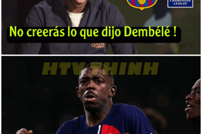 ¡Comentario inesperado de Ousmane Dembélé sobre el partido de Champions del Barcelona contra el PSG! – HTT