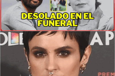 PRIMERAS IMÁGENES de Álex García DESOLADO en el FUNERAL de Verónica Echegui