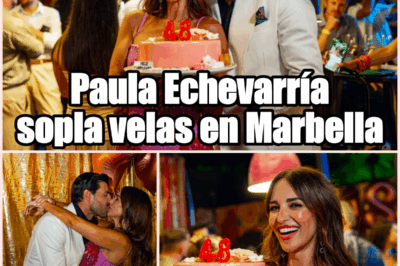 Paula Echevarría sopla las velas de su cumpleaños con Miguel Torres en el Starlite de Marbella
