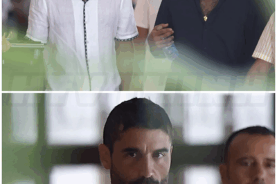 🇧 🇸 – Álex García en sus primeras imágenes tras la muerte de Verónica Echegui: roto de dolor y rodeado de compañeros.
