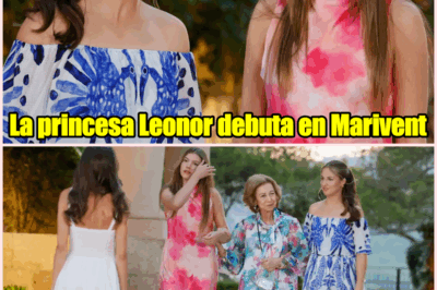 La princesa Leonor debuta en Marivent con el vestido de escote bardot más icónico de la reina Letizia