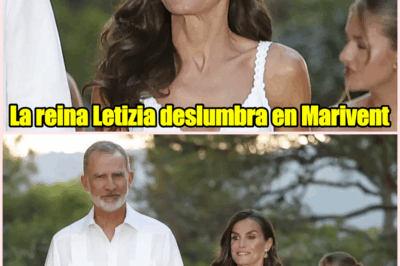 La reina Letizia deslumbra en Marivent con el vestido blanco de inspiración ibicenca más romántico que queda ideal con alpargatas metalizadas