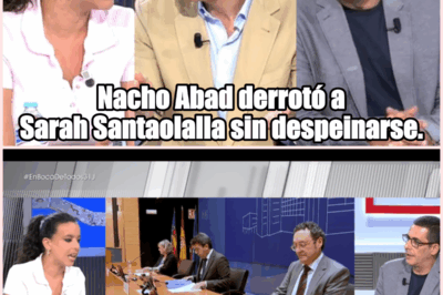 Nacho Abad corta de sopetón la intervención de Sarah Santaolalla y ella le desmonta sin despeinarse