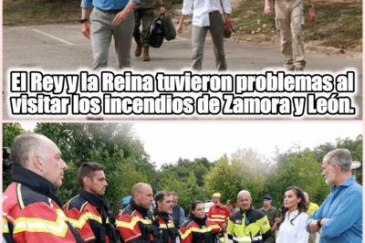 La preocupación de los Reyes Felipe VI y Letizia en su accidentada visita a las zonas afectadas por los incendios en Castilla y León
