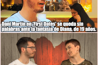 El Dani Martín de ‘First Dates’ se queda sin palabras con la fantasía de Diana de 19 años: “Me he quedado flipando, eso no es común”