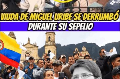 ESPOSA DE MIGUEL URIBE SE DERRUMBÓ DURANTE SU SEPELIO ! INESPERADA REACCIÓN JUNTO A SU HIJO !