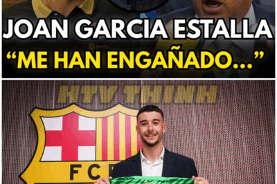 JOAN GARCIA ROMPE SU SILENCIO Y LANZA ESTE MENSAJE BRUTAL A LAPORTA – HTT
