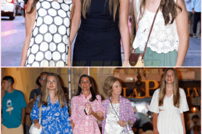 👑🔥 ¡Escándalo en Palma! Una reina en zapatillas, una heredera con mirada fulminante y una infanta que guarda un silencio que grita secretos ocultos 😱🌙