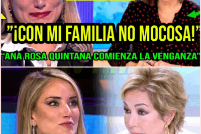 🔥¡TE HAS EQUIVOCADO MOCOSA! Ana Rosa Quintana desata una venganza implacable por su familia contra Alba Carrillo 😡💥
