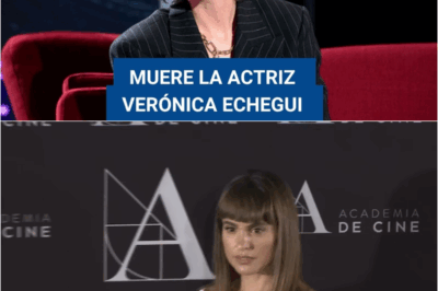 MUERE la actriz VERÓNICA ECHEGUI a los 42 años