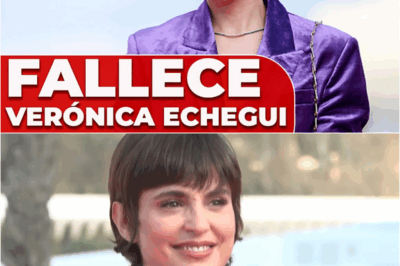MUERE la actriz VERÓNICA ECHEGUI a los 42 AÑOS