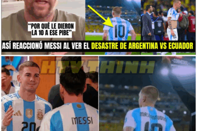 MIRA LA FEA REACCIÓN DE MESSI POR EL DESASTRE ARGENTINA VS ECUADOR SE ENOJÓ POR LA 10 MASTANTUONO – HTT