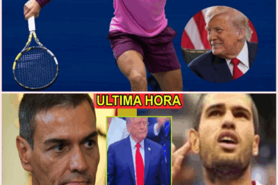 Carlos Alcaraz humilla a Pedro Sánchez en el US Open mientras Donald Trump observa desde la grad